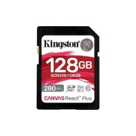FLASH пам'ять Kingston Canvas React Plus U3 V60 SDXC 128Gb  (SDR2V6/128GB)