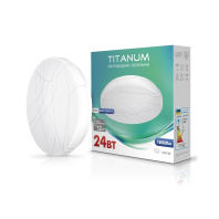 Світильник TITANUM LED 24W 5000K Криві ліні (TLCL-245CL) Світильник TITANUM LED 24W 5000K Криві ліні (TLCL-245CL)