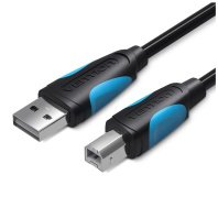 Кабель Vention AM / BM 2m Black (VAS-A16-B200) Кабель Vention AM / BM 2m Black (VAS-A16-B200)