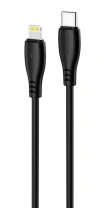 Кабель Proove Simple Silicone 27W Type-C / Lightning 1m Black (CCSS27002101)