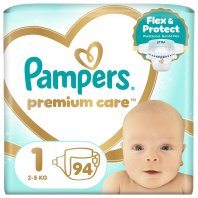 Підгузки Pampers Premium Care Розмір 1 (2-5 кг) 94 шт (8006530259187) Підгузки Pampers Premium Care Розмір 1 (2-5 кг) 94 шт (8006530259187)
