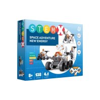 Конструктор Stem 4 в 1 Космічна пригода 138 деталей (3858894673049)