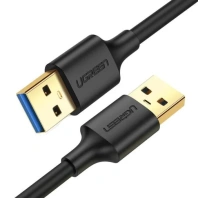 Кабель UGREEN US128 AM / AM 1m Black (UGR-10370) Кабель UGREEN US128 AM / AM 1m Black (UGR-10370)