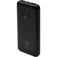 Батарея універсальна Vinga 10000 mAh 22.5W Display Black (VPBB1022)
