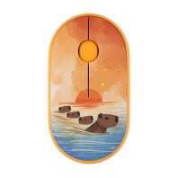 Миша 2E MF300 Capybara Sunset Silent Wireless Yellow  (2E-MF300WCAPIBARAYW)