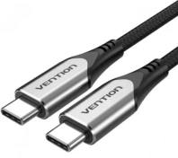 Кабель Vention 60W Type-C / Type-C 0.5m Black (TAAHD)