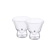 Набір склянок MasterPro Mixology, для коктейлів з подвійними стінками, 230 мл, 2 шт (BGMP-20202) Набір склянок MasterPro Mixology, для коктейлів з подвійними стінками, 230 мл, 2 шт (BGMP-20202)