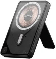 Батарея універсальна Momax 1-Power X Pro 5000mAh 20W / Qi 15W Black Built-in USB-C (IP131HKD)