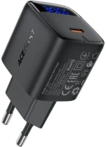 Зарядний пристрій Acefast A115 GaN PD 30W Black (6974316284444)
