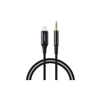 Кабель мультимедійний AUX Lightning to TRS Audio 3.5mm M/M 1.0m Choetech (AUX007) Кабель мультимедійний AUX Lightning to TRS Audio 3.5mm M/M 1.0m Choetech (AUX007)