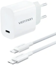 Зарядний пристрій Vention G18W0 30W White with Type-C/Type-C (G18W0-EU) Зарядний пристрій Vention G18W0 30W White with Type-C/Type-C (G18W0-EU)