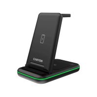 Зарядний пристрій Canyon WS- 304 Foldable 3in1 Wireless charger (CNS-WCS304B) Зарядний пристрій Canyon WS- 304 Foldable 3in1 Wireless charger (CNS-WCS304B)
