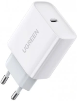 мережева зарядка UGREEN CD137 Type-C PD 20 W Charger (білий)
