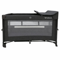 Дитячий манеж Velano з другим ярусом та пеленатором Tino, dark grey (46160)