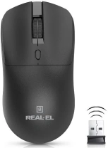 Миша Real-EL RM-307W Black (EL123200051)