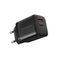 Зарядний пристрій AXAGON 1xUSB QC4.0 + 1xUSB-C PD30W PPS black (ACU-PQ30) Зарядний пристрій AXAGON 1xUSB QC4.0 + 1xUSB-C PD30W PPS black (ACU-PQ30)