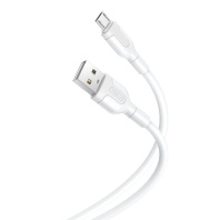 Дата кабель USB 2.0 AM to Micro 5P 1.0, 2A white XO (NB212-AM.white)