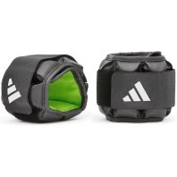 Обважнювач Adidas Performance Ankle ADWT-12630 для гомілки/п'ястка Чорний/Зелений 0,5 кг (885652021685)