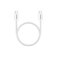 Дата кабель USB-C to USB-C 1.0m 60W Magnet Braided White Canyon (CND-CCMG60AB15W)