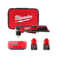 Дриль Milwaukee кутовий 12 Нм, C12 RAD-202В Li-Ion 2x2Ah (4933441215) Дриль Milwaukee кутовий 12 Нм, C12 RAD-202В Li-Ion 2x2Ah (4933441215)