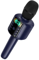 Мікрофон Hoco L24 Shine Karaoke Microphone Bluetooth Blue (6942007673785) Мікрофон Hoco L24 Shine Karaoke Microphone Bluetooth Blue (6942007673785)