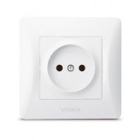 Розетка Videx BINERA 1ая (VF-BNSK1-W) Розетка Videx BINERA 1ая (VF-BNSK1-W)
