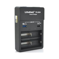 Зарядний пристрій для акумуляторів Liitokala 2 Slots, USB1/QC/3.0, USB2/2.4A, NiMHC(R14)/SC/AA/AAA/17670, Li-ion10440...26650 (Lii-TR2000) Зарядний пристрій для акумуляторів Liitokala 2 Slots, USB1/QC/3.0, USB2/2.4A, NiMHC(R14)/SC/AA/AAA/17670, Li-ion10440...26650 (Lii-TR2000)