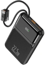 Батарея універсальна WUW Y158 10000mAh 22.5W Build in Type-C/Lightning Black Батарея універсальна WUW Y158 10000mAh 22.5W Build in Type-C/Lightning Black