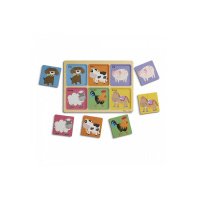 Пазл Melissa&Doug дерев'яні у футлярі "Друзі ферми" (MD31363) Пазл Melissa&Doug дерев'яні у футлярі "Друзі ферми" (MD31363)
