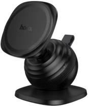 Кріплення для мобільного телефону Hoco H103 Daisy magnetic ring car holder center console Black (6942007674485)