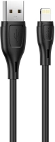 Кабель Hoco X61 Ultimate 2.4A AM / Lightning 1m Black (6931474747808)