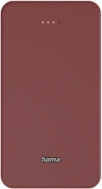 Батарея універсальна Hama Colour 20 20000mAh Red (201717) Батарея універсальна Hama Colour 20 20000mAh Red (201717)
