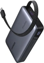 Батарея універсальна UGREEN PB550 20000mAh with built-in USB-C 67W Grey (55996B)