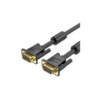 Кабель мультимедійний VGA M to VGA M 25.0m ferrite black Vention (DAEBS) Кабель мультимедійний VGA M to VGA M 25.0m ferrite black Vention (DAEBS)