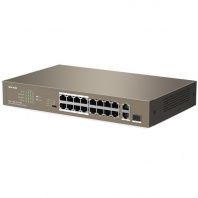 Комутатор мережевий Tenda TEF1118P-16-150W Комутатор мережевий Tenda TEF1118P-16-150W