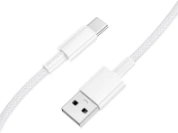 Кабель BOROFONE BX117 Source 3A AM / Type-C 1m White (6941991120176)