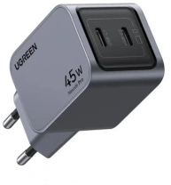 Зарядний пристрій UGREEN X707 45W PD GaN Tech Charger Space Gray (X707/35008)