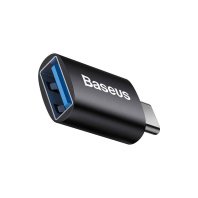 Перехідник OTG USB 3.1 AF to USB-C black Baseus (ZJJQ000001) Перехідник OTG USB 3.1 AF to USB-C black Baseus (ZJJQ000001)