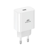 Зарядний пристрій RivaCase 1xUSB Type-C PD 20 Вт white (PS4101 W00 (White))