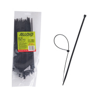 Стяжка Alloid 3.6х200мм, пластик, 100шт./уп., чорний (PC-36200B) Стяжка Alloid 3.6х200мм, пластик, 100шт./уп., чорний (PC-36200B)