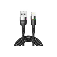 Дата кабель USB 2.0 AM to Lightning 1.0m 2.4A black Essager (EXCL-XCD01) Дата кабель USB 2.0 AM to Lightning 1.0m 2.4A black Essager (EXCL-XCD01)