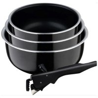 Набір посуду Bergner Click&Cook ковші 16/18/20 см 4 предмета (BG-31608-BK) Набір посуду Bergner Click&Cook ковші 16/18/20 см 4 предмета (BG-31608-BK)