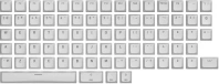 Набір кейкапів Hator OMA Profile PBT Keycap Set US A-part ANSI/ISO White (HTS511)