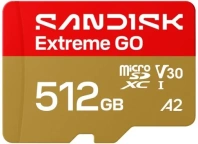 FLASH пам'ять SanDisk Extreme GO UHS-I U3 V30 A2 Micro SDXC 512GB (SDSQXGN-512G-GN6MN)