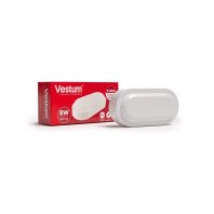 Світильник Vestum ЖКХ LED 8W овал 4500K 220V (1-VS-7201)