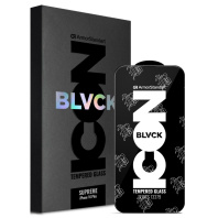 Скло захисне Armorstandart Supreme Black Icon 2.5D Apple iPhone 16 Plus Black (ARM78036)