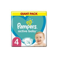 Підгузки Pampers Active Baby Maxi Розмір 4 (9-14 кг) 76 шт (8001090949615) Підгузки Pampers Active Baby Maxi Розмір 4 (9-14 кг) 76 шт (8001090949615)