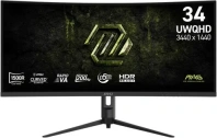 Монітор MSI MAG 342CQRF E20 - 34" VA / 3440x1440 / 200 Гц / Adaptive Sync / HAS