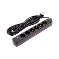 Мережевий фільтр живлення PowerPlant 7м, 6 розеток,USB, Type-C (YS-N6086/7c) (EX610686)