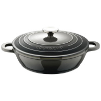 Сотейник Bergner Excalibur з кришкою 24 см Grey (BG-36103-GY)